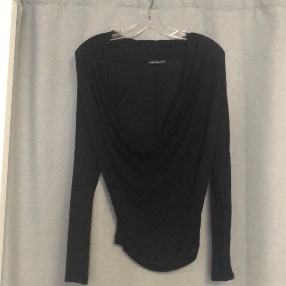 Body central scoop neck shirt